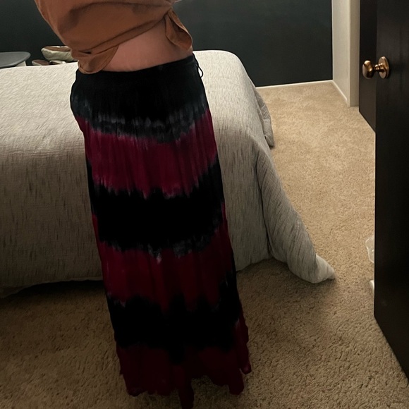 Vintage Y2K Coupe Collection Tie Dye Boho Witchy Whimsigoth Fairycore Skirt - Picture 9 of 9
